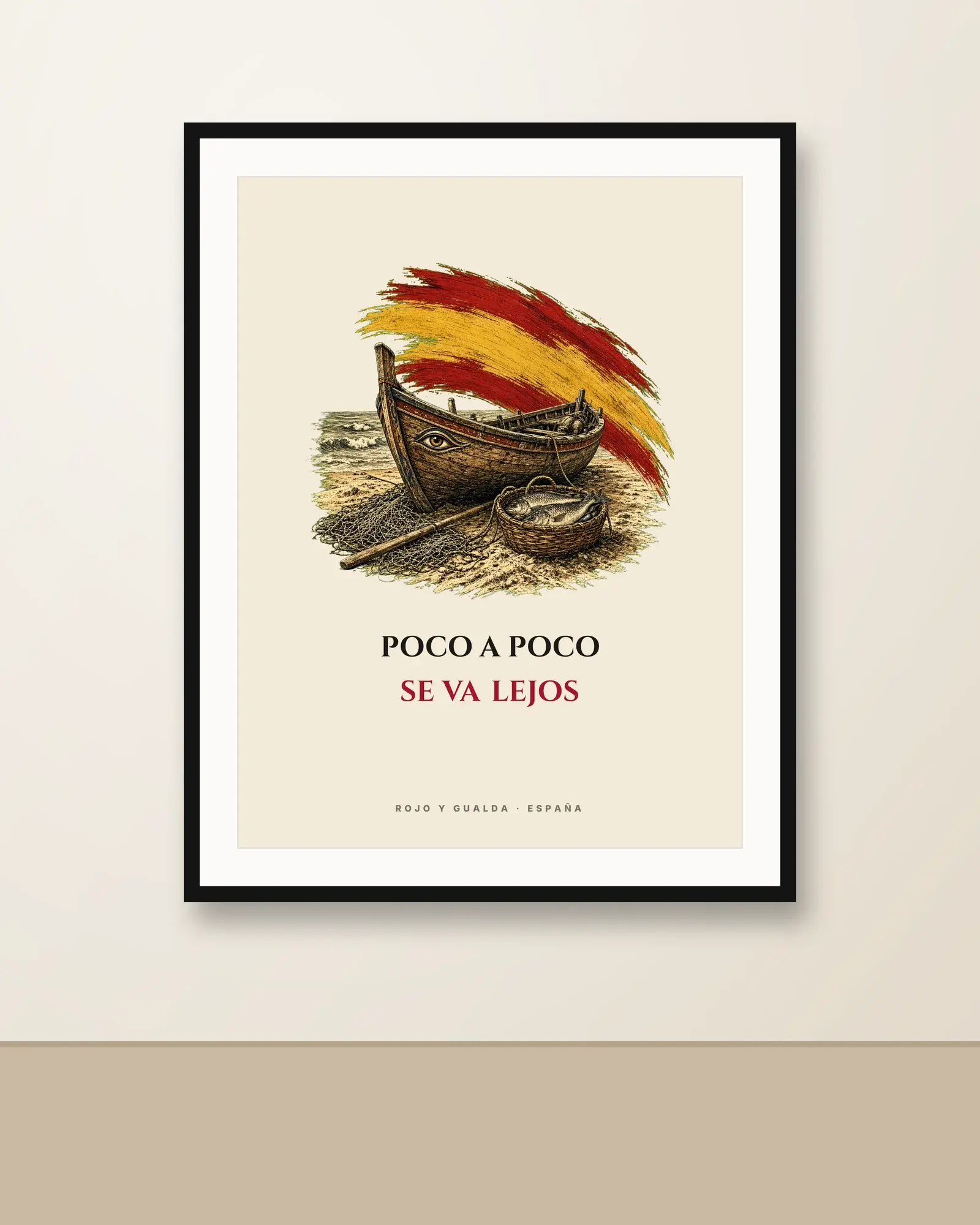 La Barca · Frase — Póster