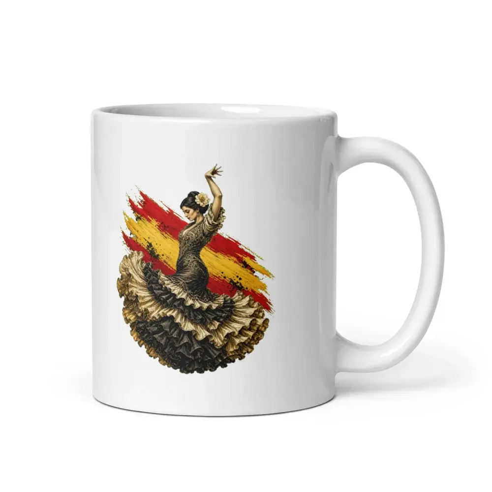La Flamenca · Arte — Taza — White