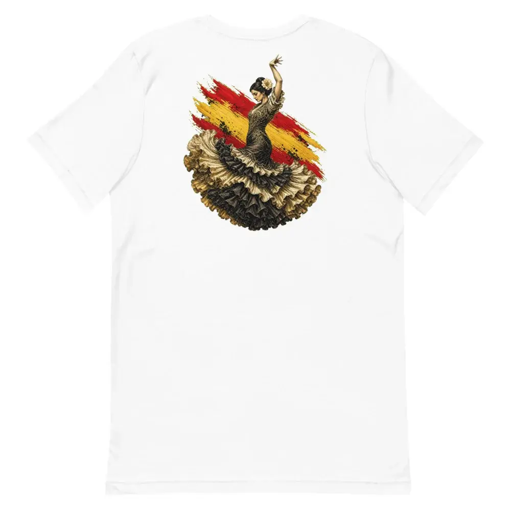 La Flamenca · Doble cara — Camiseta — White — Back