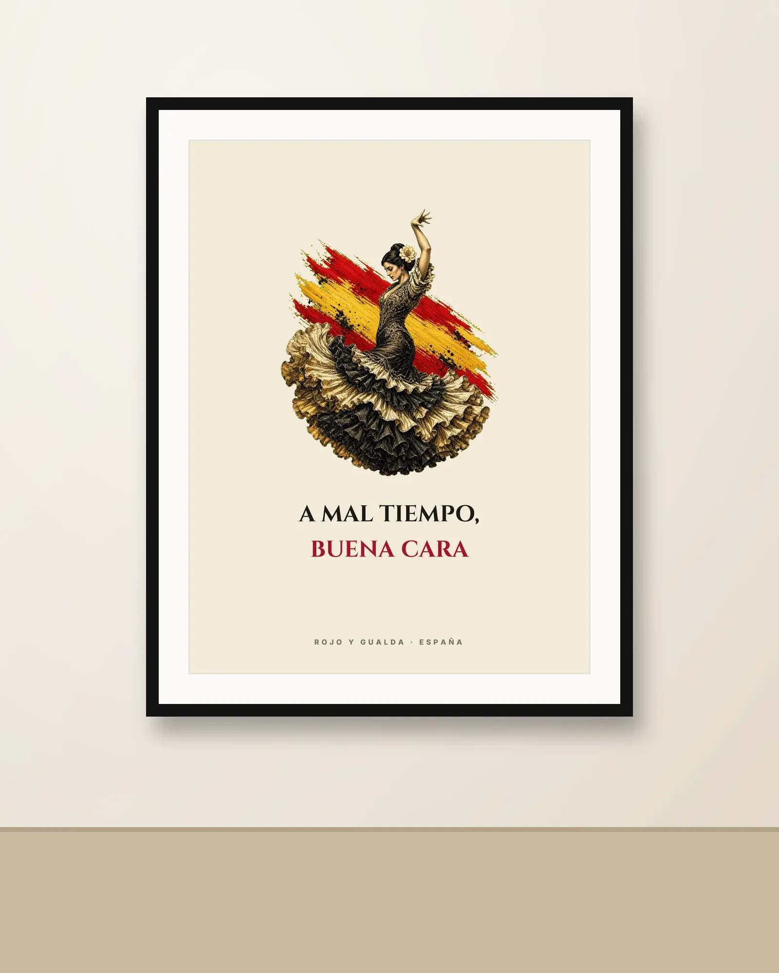 La Flamenca · Frase — Póster
