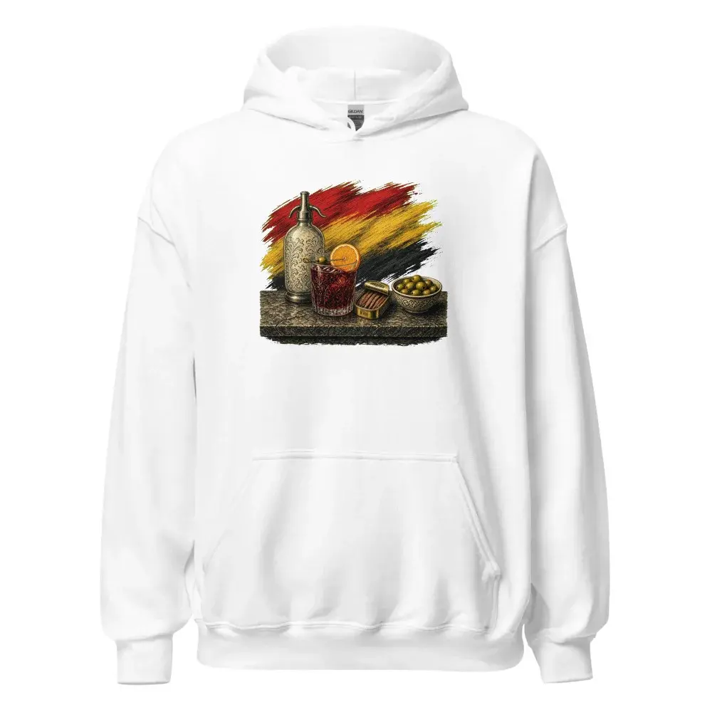 La Hora del Vermut · Arte — Sudadera con capucha — White