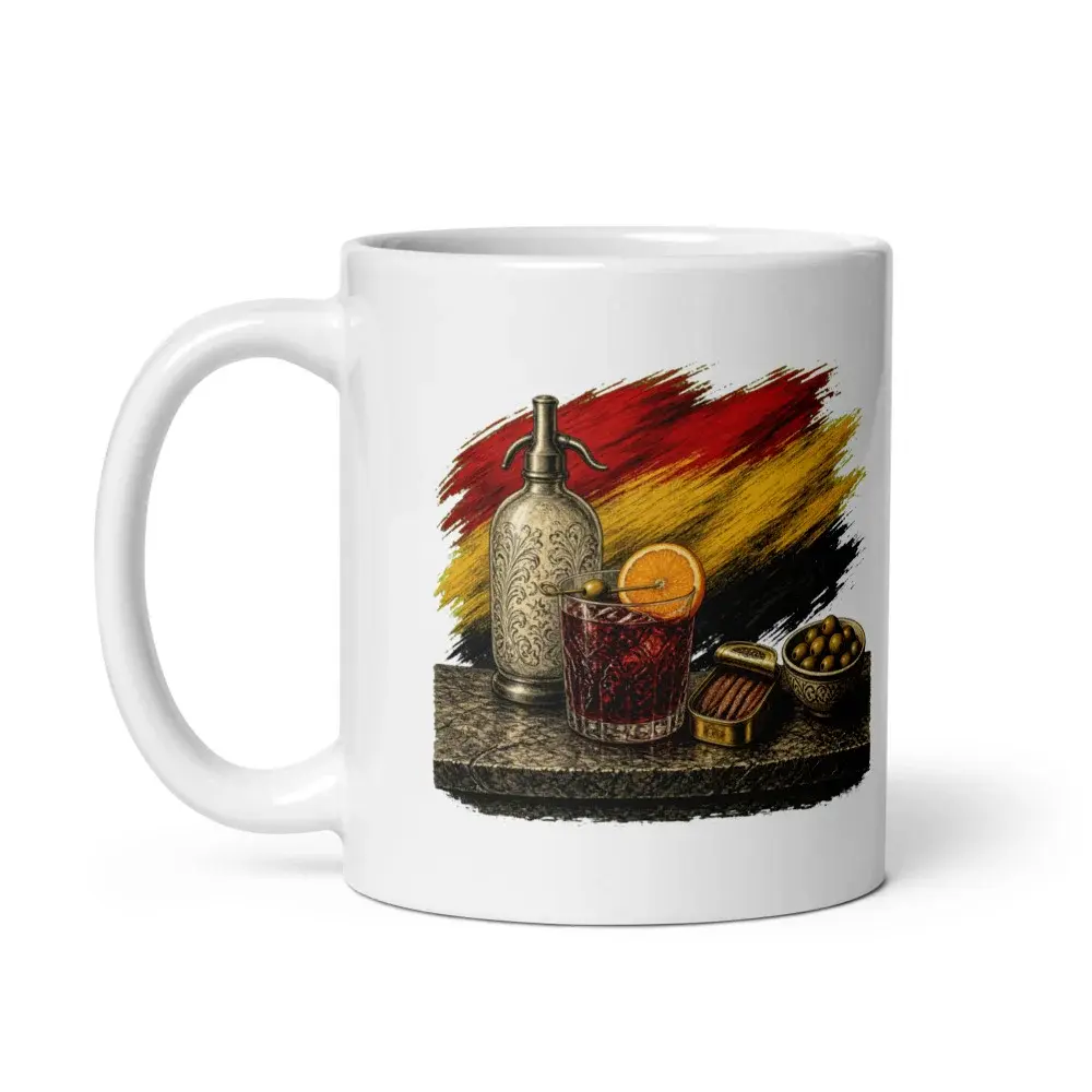 La Hora del Vermut · Arte — Taza — White — Handle on Left
