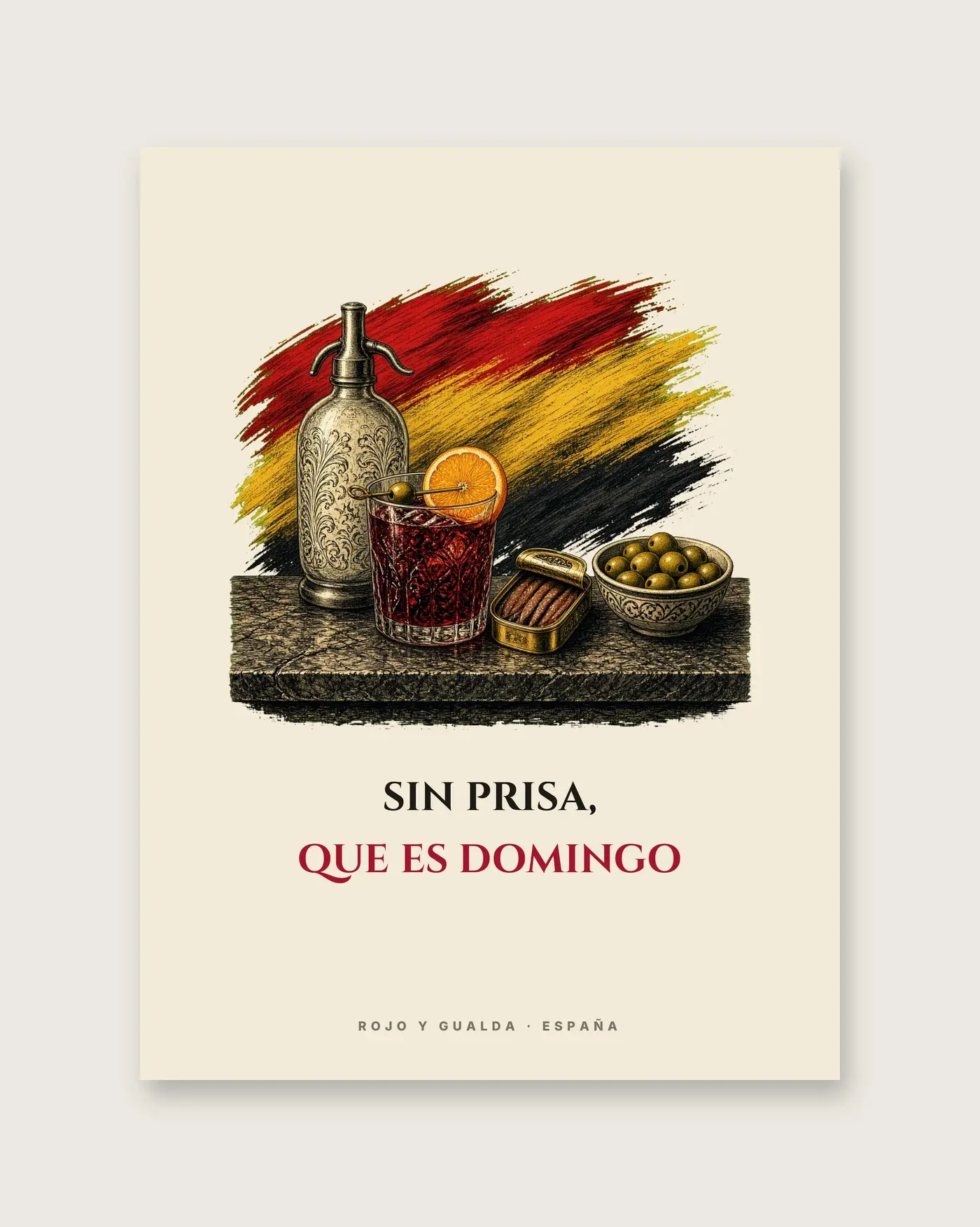 La Hora del Vermut · Frase — Póster — detalle