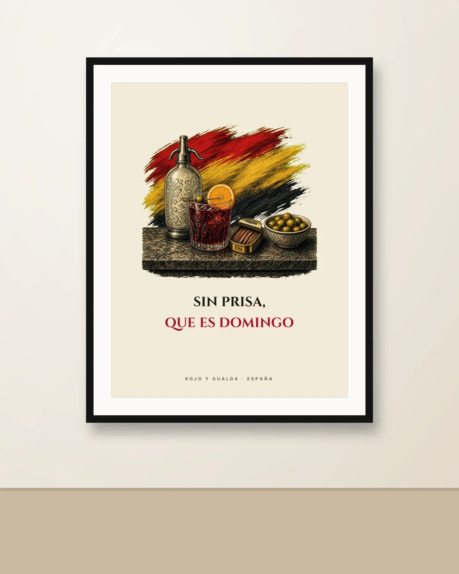 La Hora del Vermut · Frase — Póster