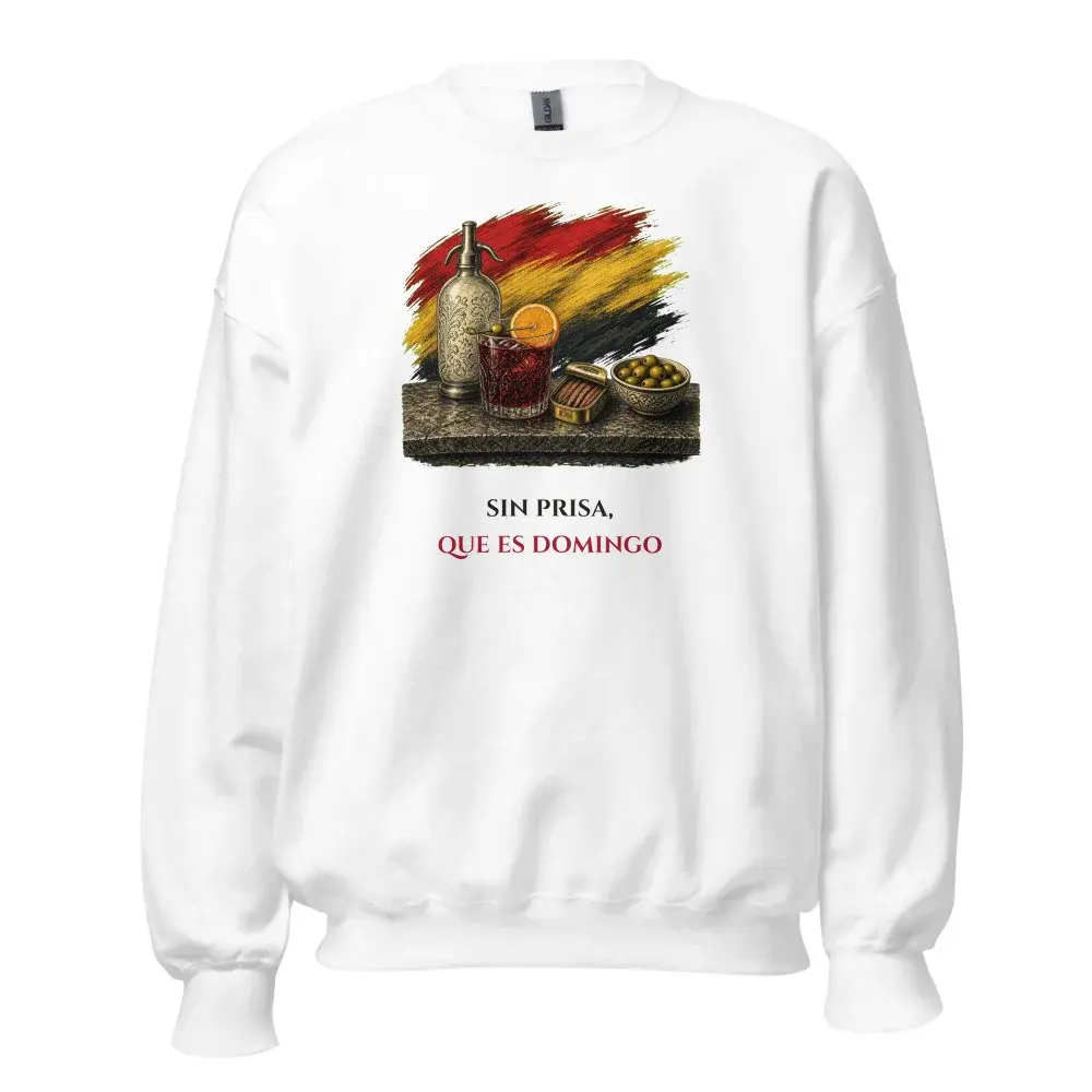 La Hora del Vermut · Frase — Sudadera — White