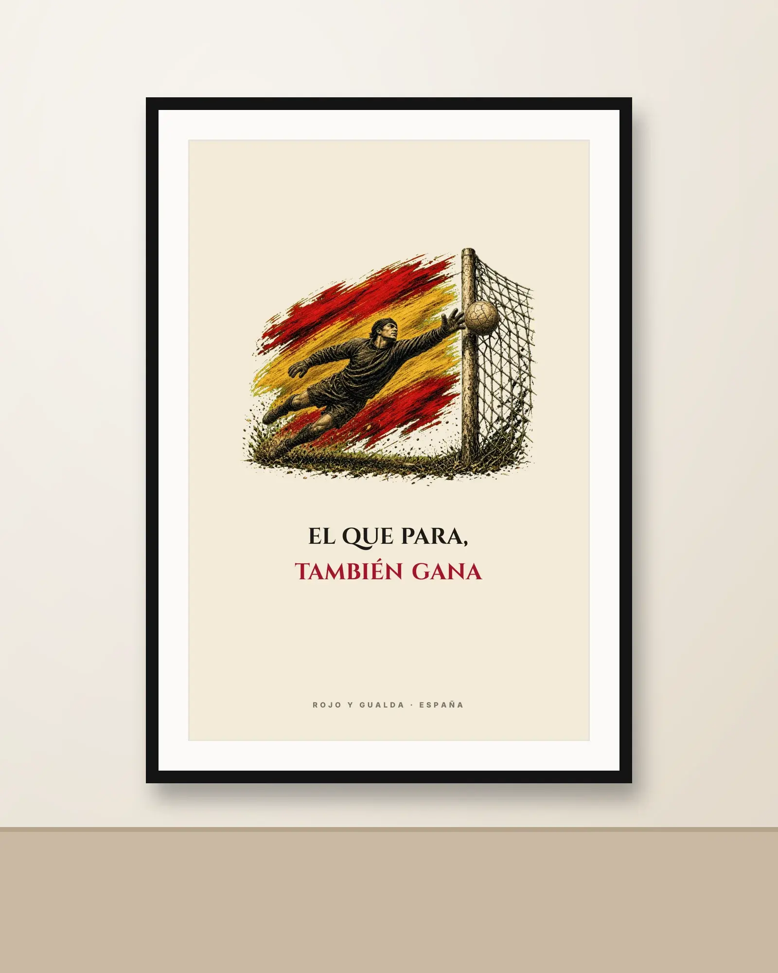La Parada · Frase — Lámina enmarcada
