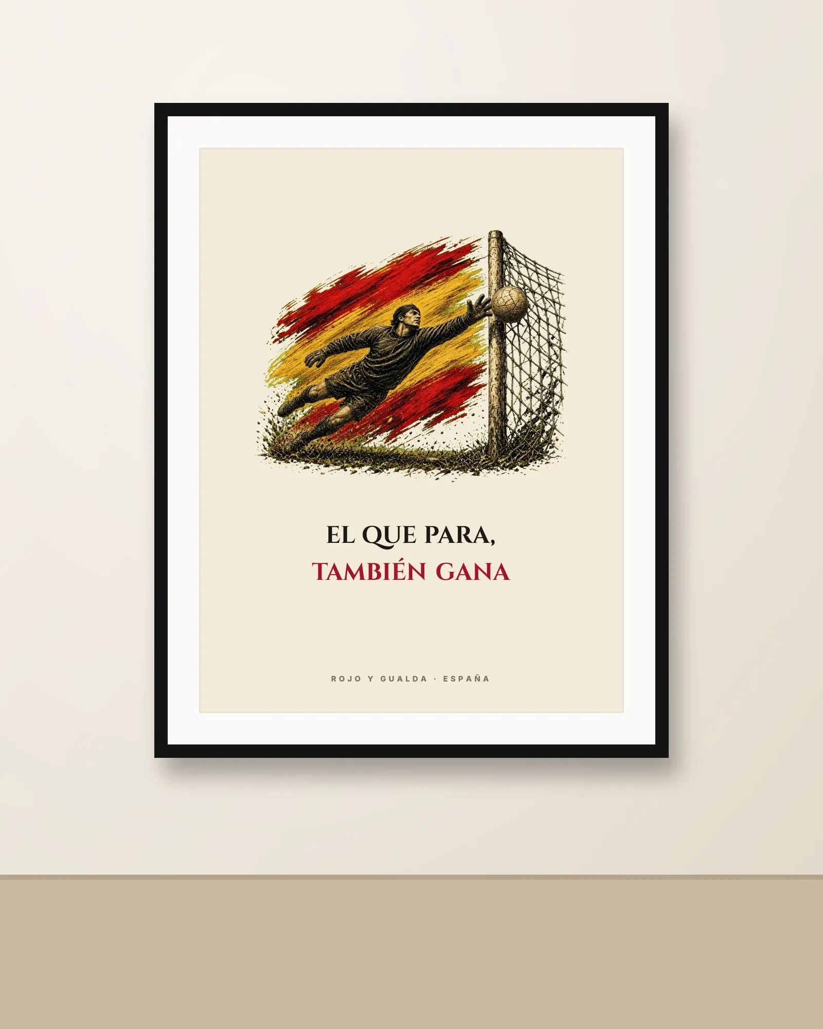 La Parada · Frase — Póster — en la pared