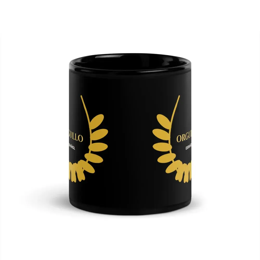 Laurel — Taza — Black — Front