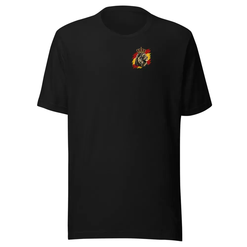 León a la Espalda — Camiseta — Black