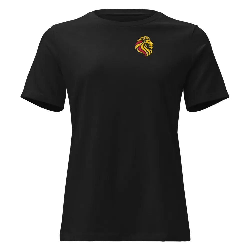 León a la Espalda · Rayos — Camiseta de mujer — Black