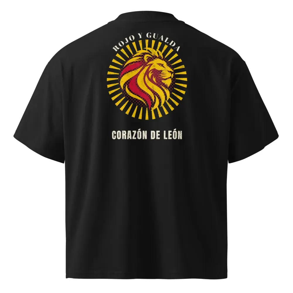 León a la Espalda · Rayos — Camiseta oversize