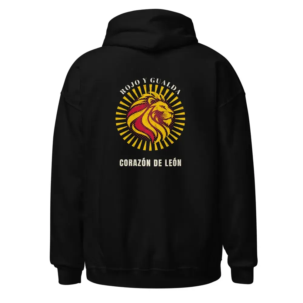 León a la Espalda · Rayos — Sudadera con capucha