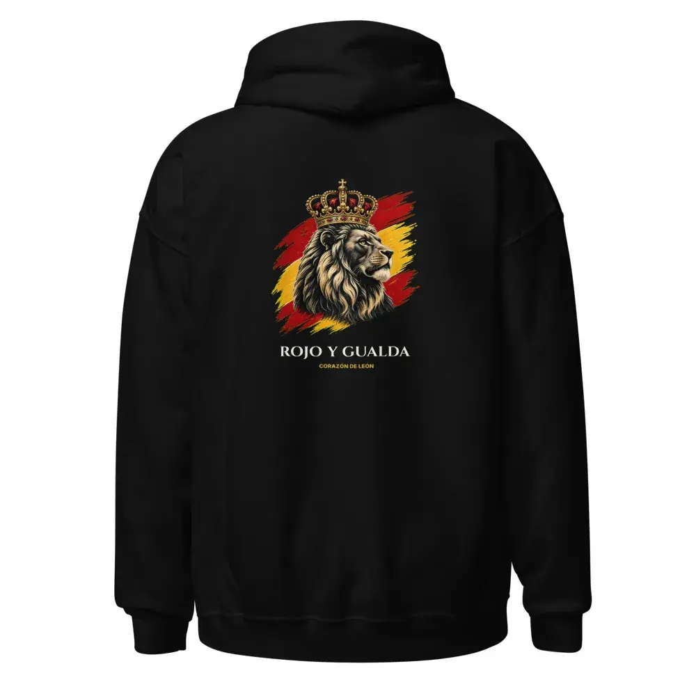 León a la Espalda — Sudadera con capucha