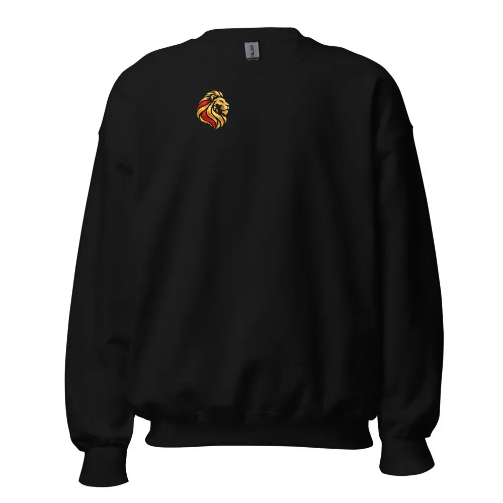 León al pecho — Sudadera — Black