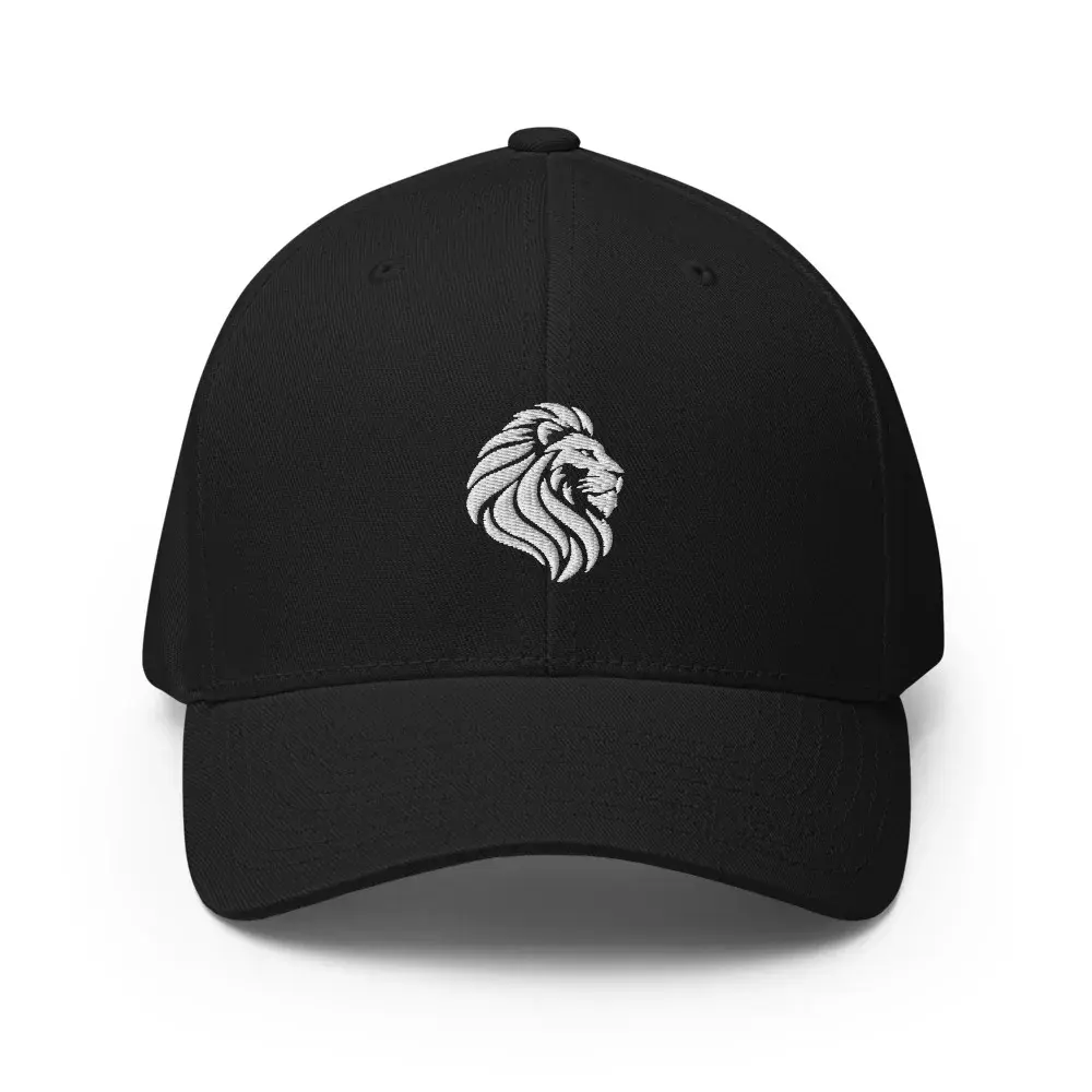 León Blanco — Gorra bordada — Black
