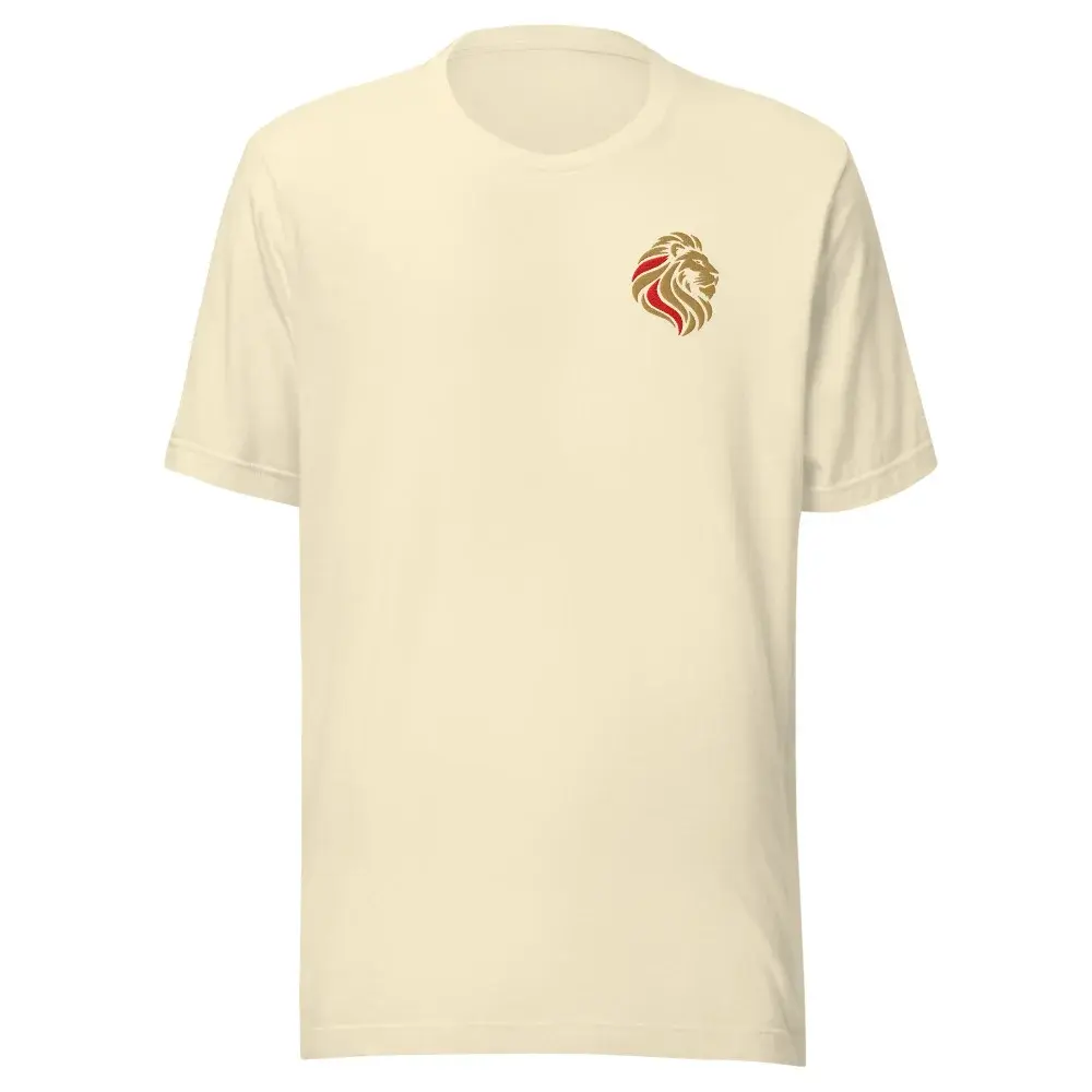 León Bordado · Claro — Camiseta bordada