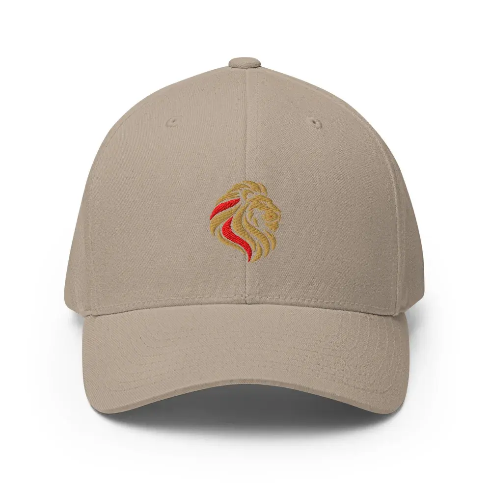 León Bordado · Claro — Gorra bordada