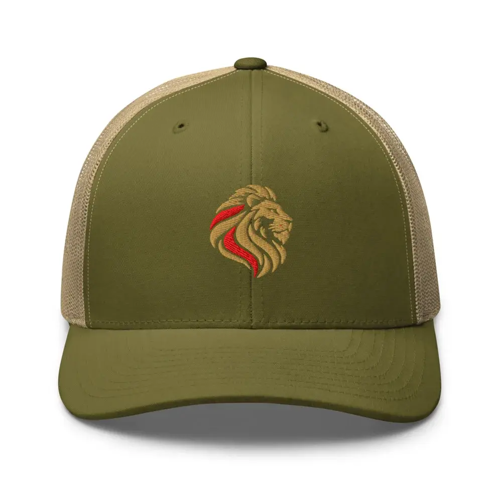 León Bordado · Claro — Gorra trucker bordada