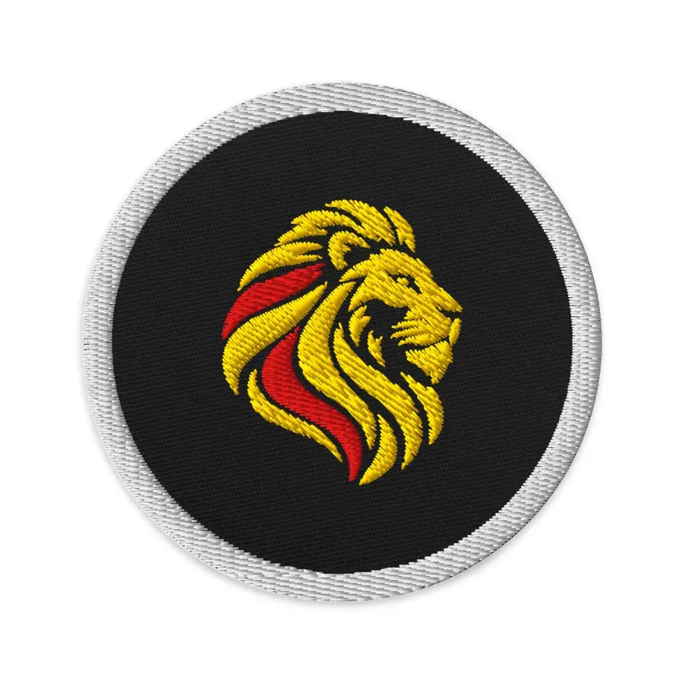 León Bordado — Parche bordado