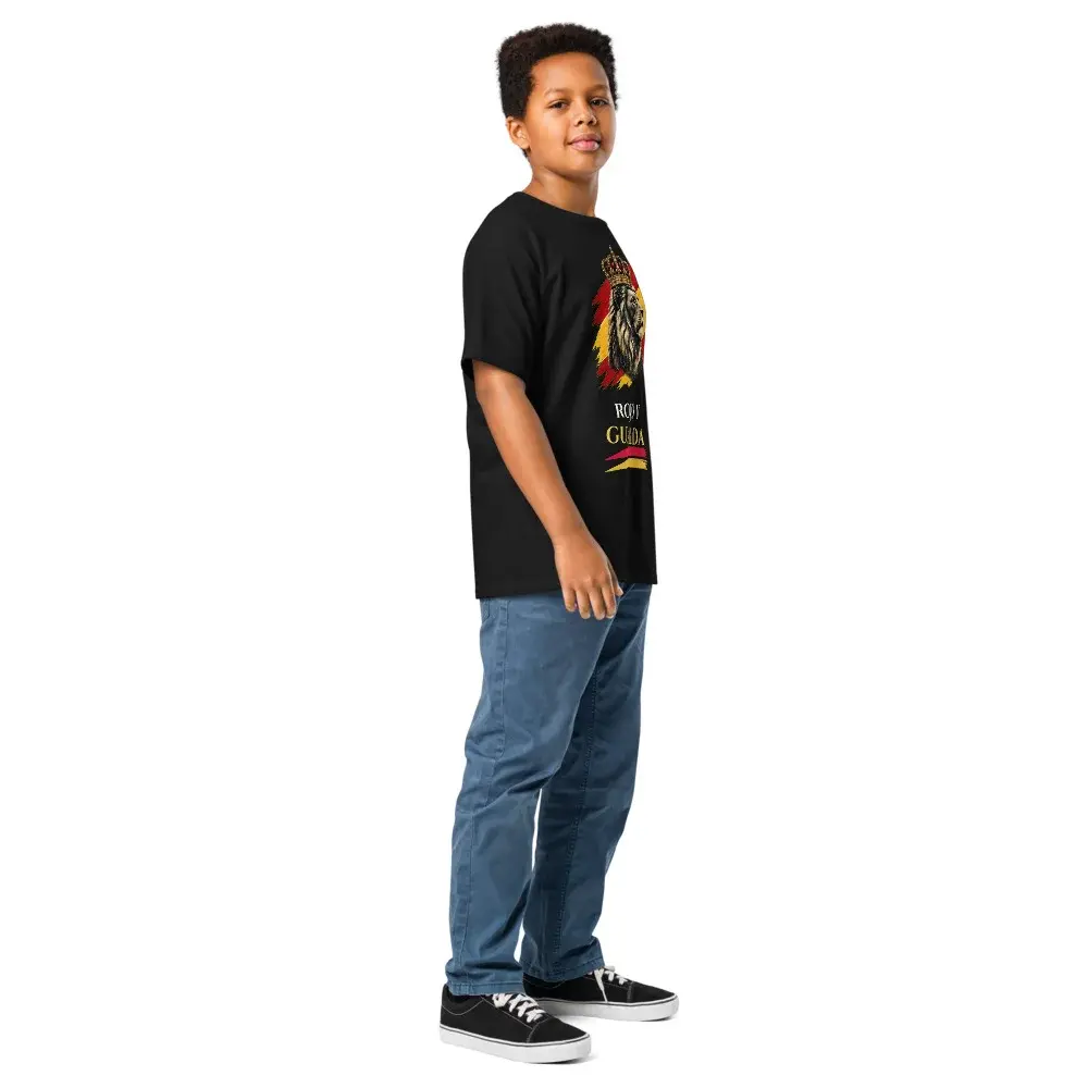 León Coronado · Noche — Camiseta infantil — Black — Right Front