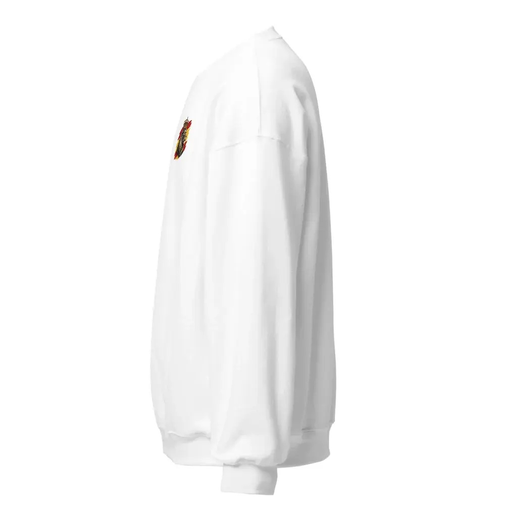 León Coronado · Pecho (claro) — Sudadera — White — Left