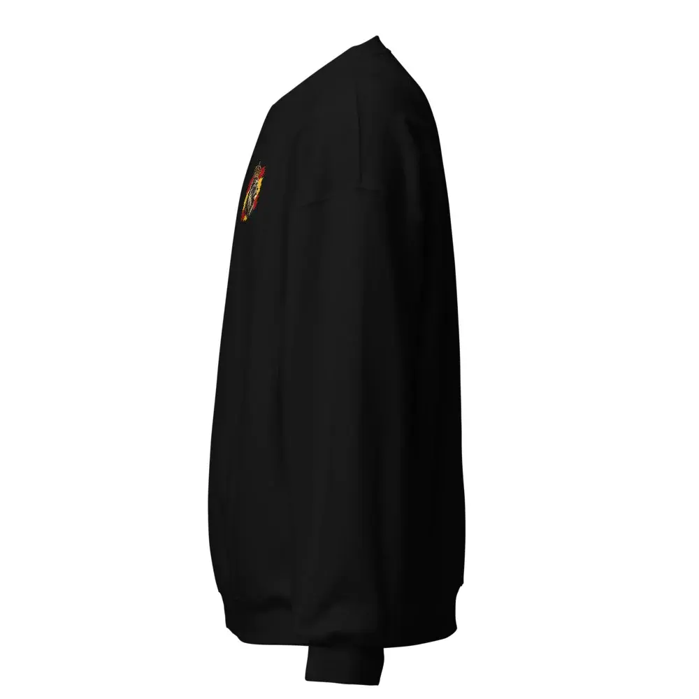 León Coronado · Pecho — Sudadera — Black — Left