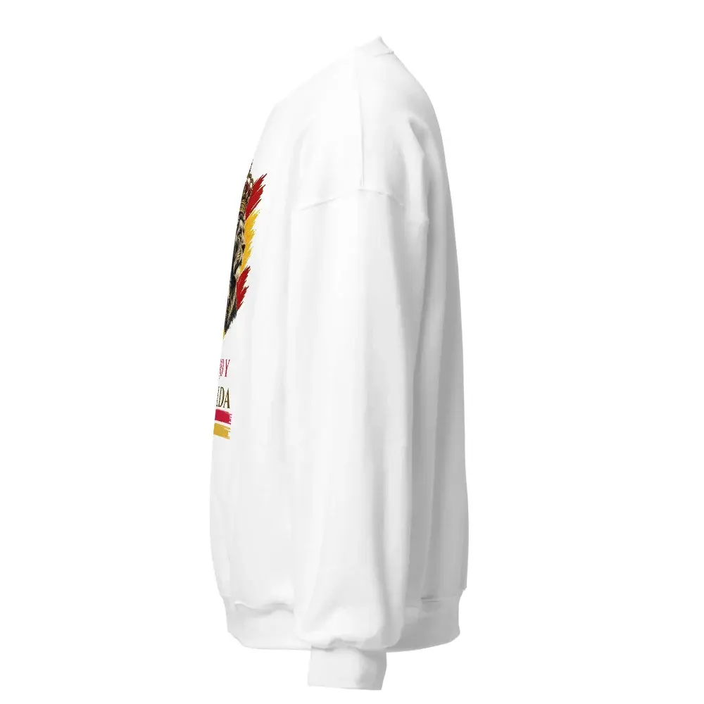 León Coronado — Sudadera — White — Left