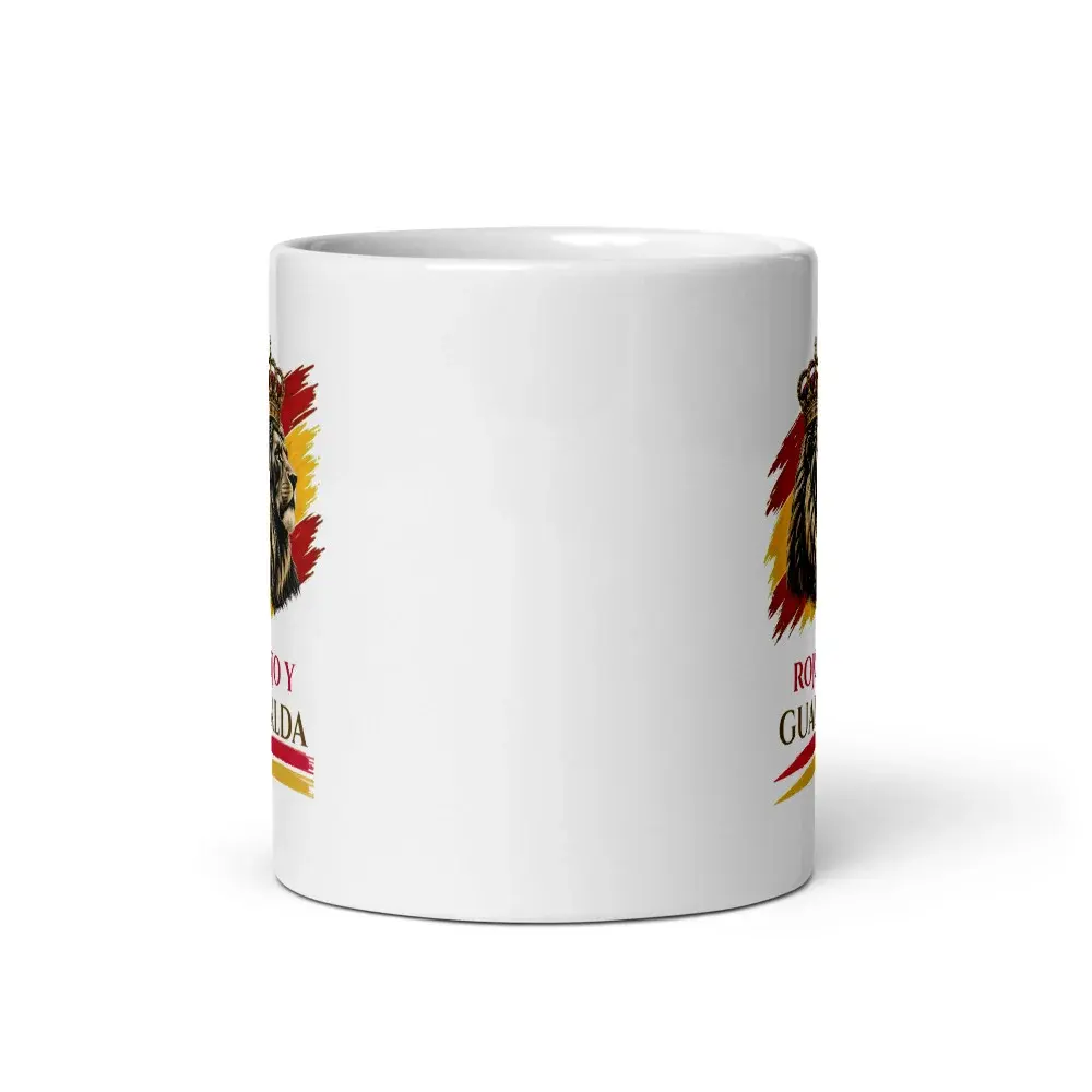 León Coronado — Taza — White — Front view