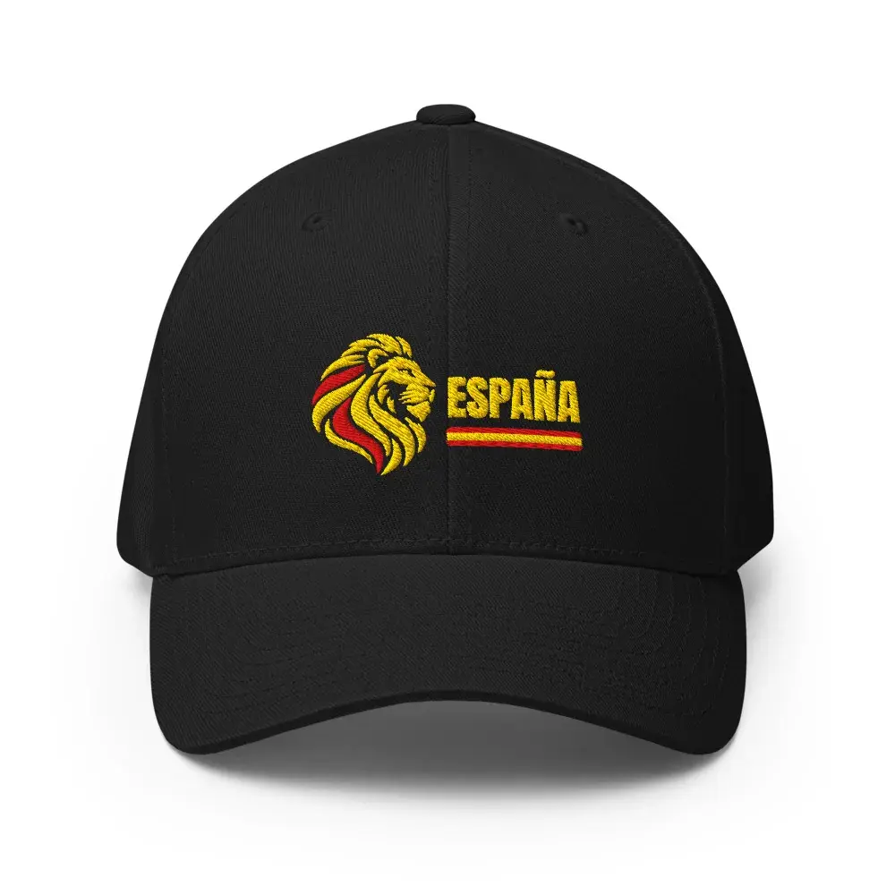 León · España — Gorra bordada — Black