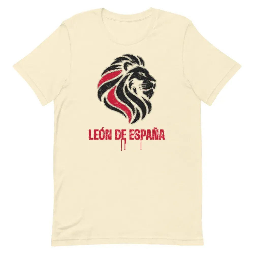 León Plantilla · Día — Camiseta — Natural — Front
