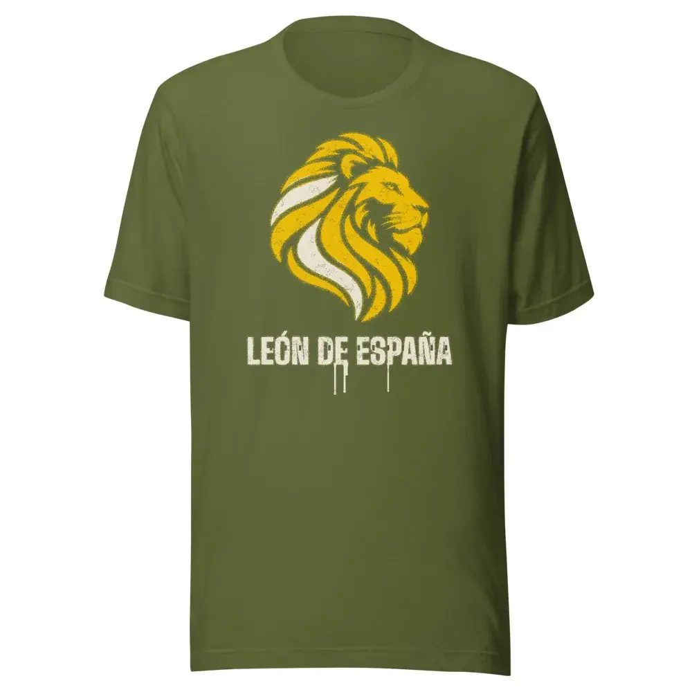 León Plantilla · Noche — Camiseta — Olive