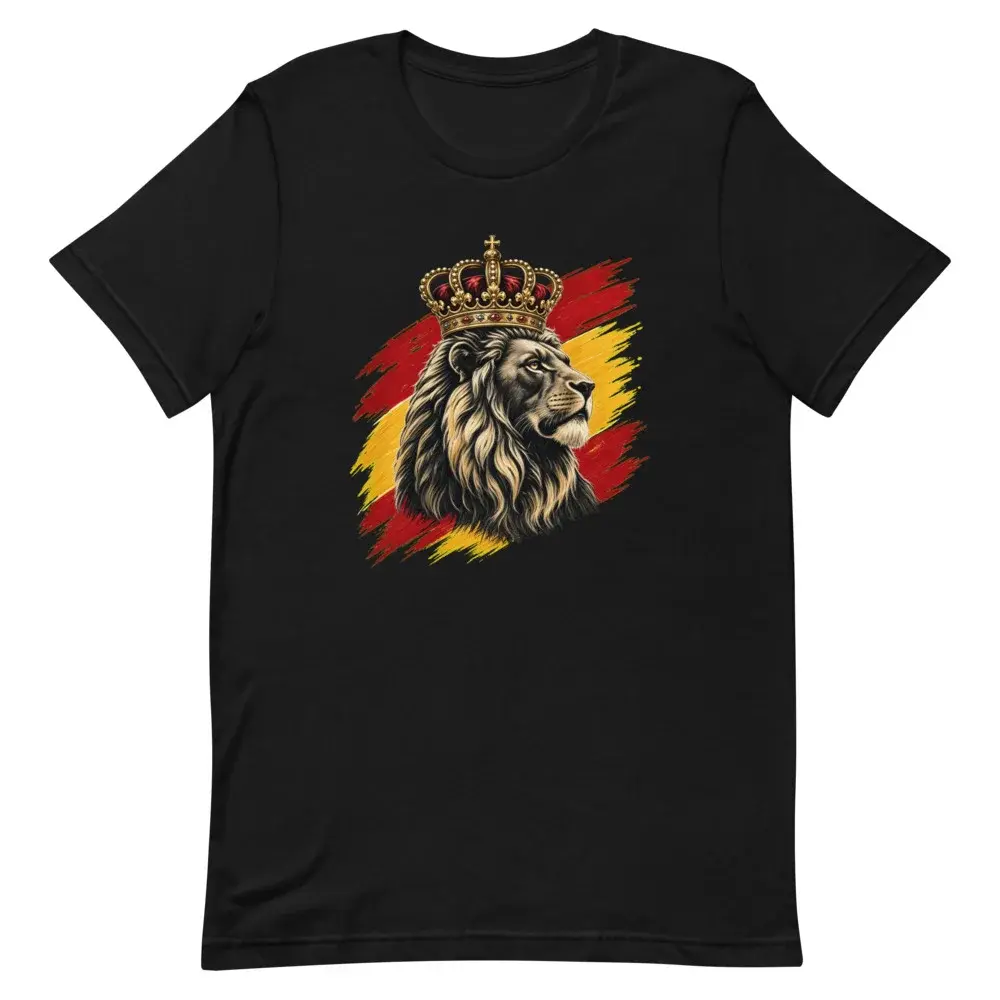 León Real — Camiseta — Black — Front