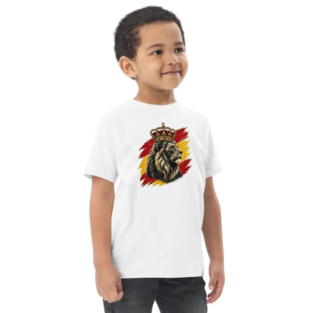 León Real · Claro — Camiseta de peque — White — Right Front