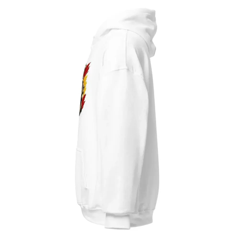 León Real · Claro — Sudadera con capucha — White — Left