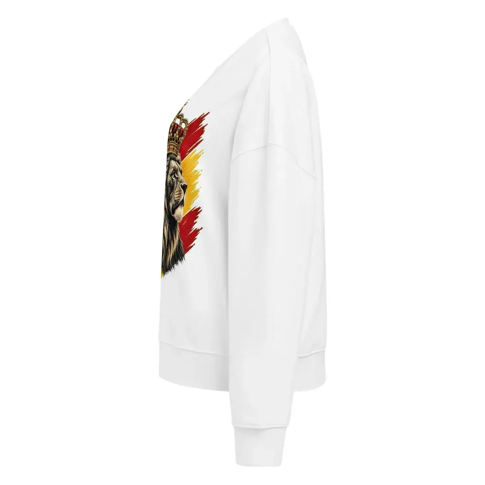 León Real · Claro — Sudadera de mujer — White — Left