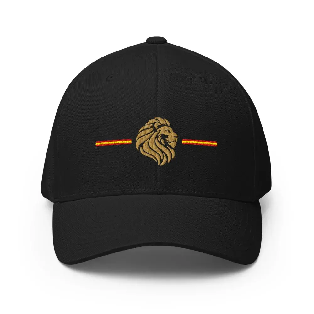 León Rojigualda — Gorra bordada — Black