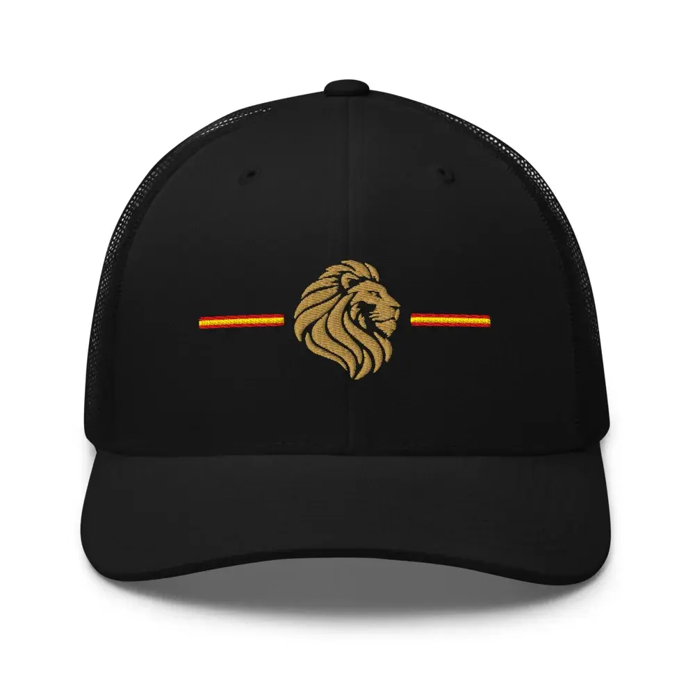 León Rojigualda — Gorra trucker bordada
