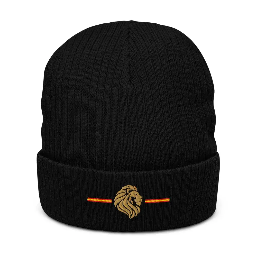 León Rojigualda — Gorro bordado