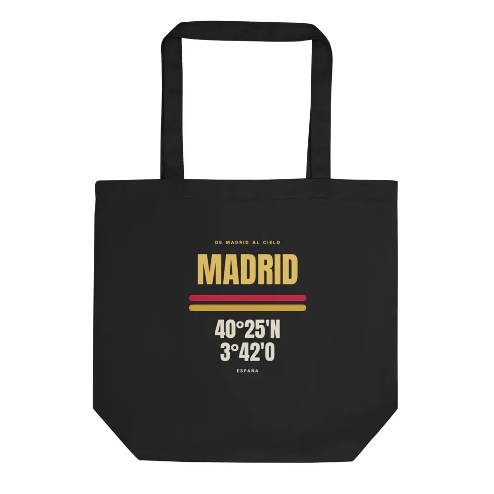 Madrid · Cartel — Bolsa tote — Black