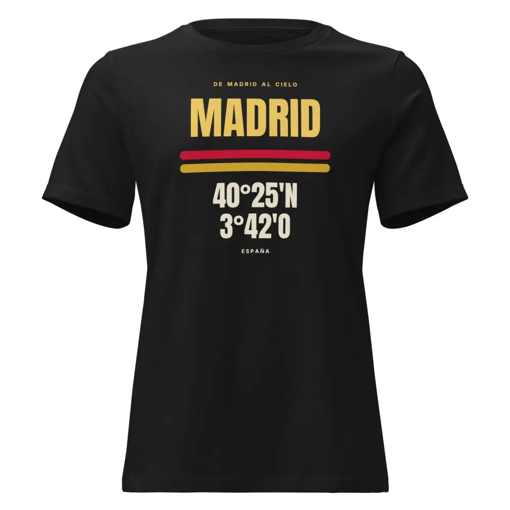 Madrid · Cartel — Camiseta de mujer — Black