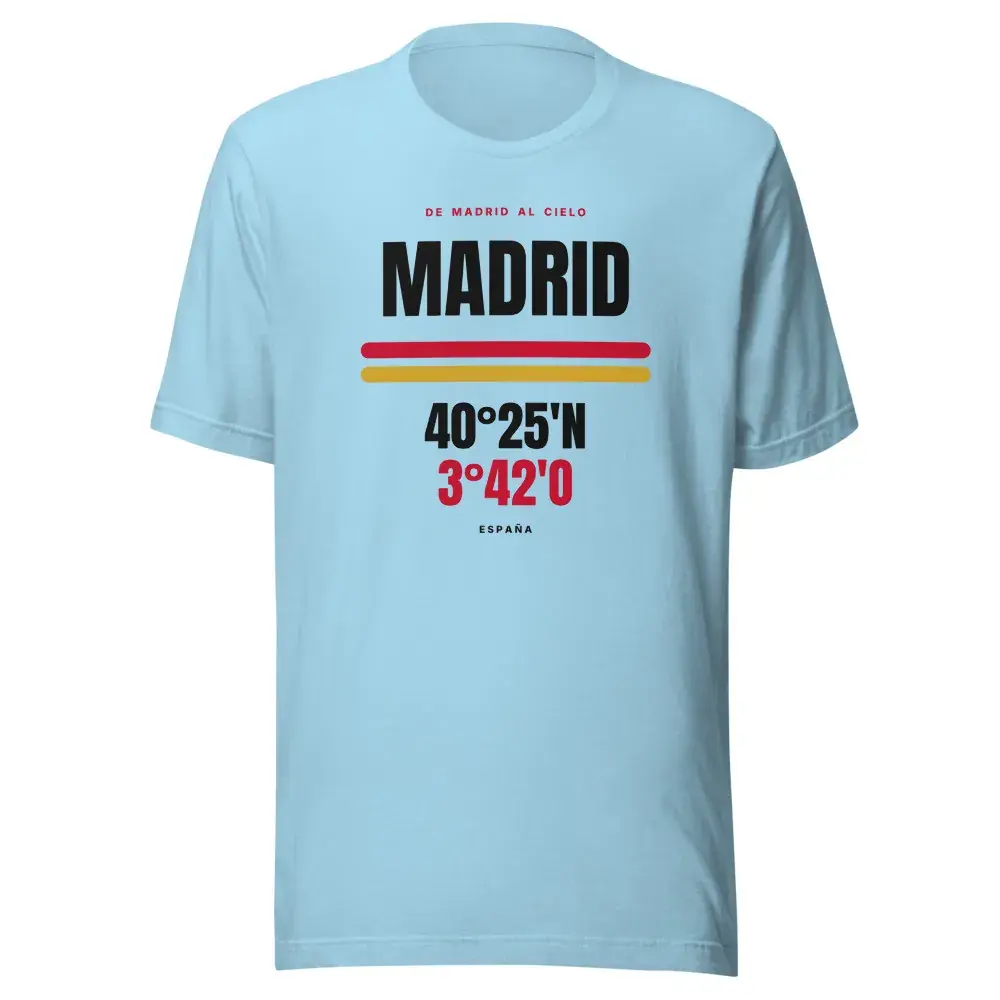 Madrid · Cartel (claro) — Camiseta