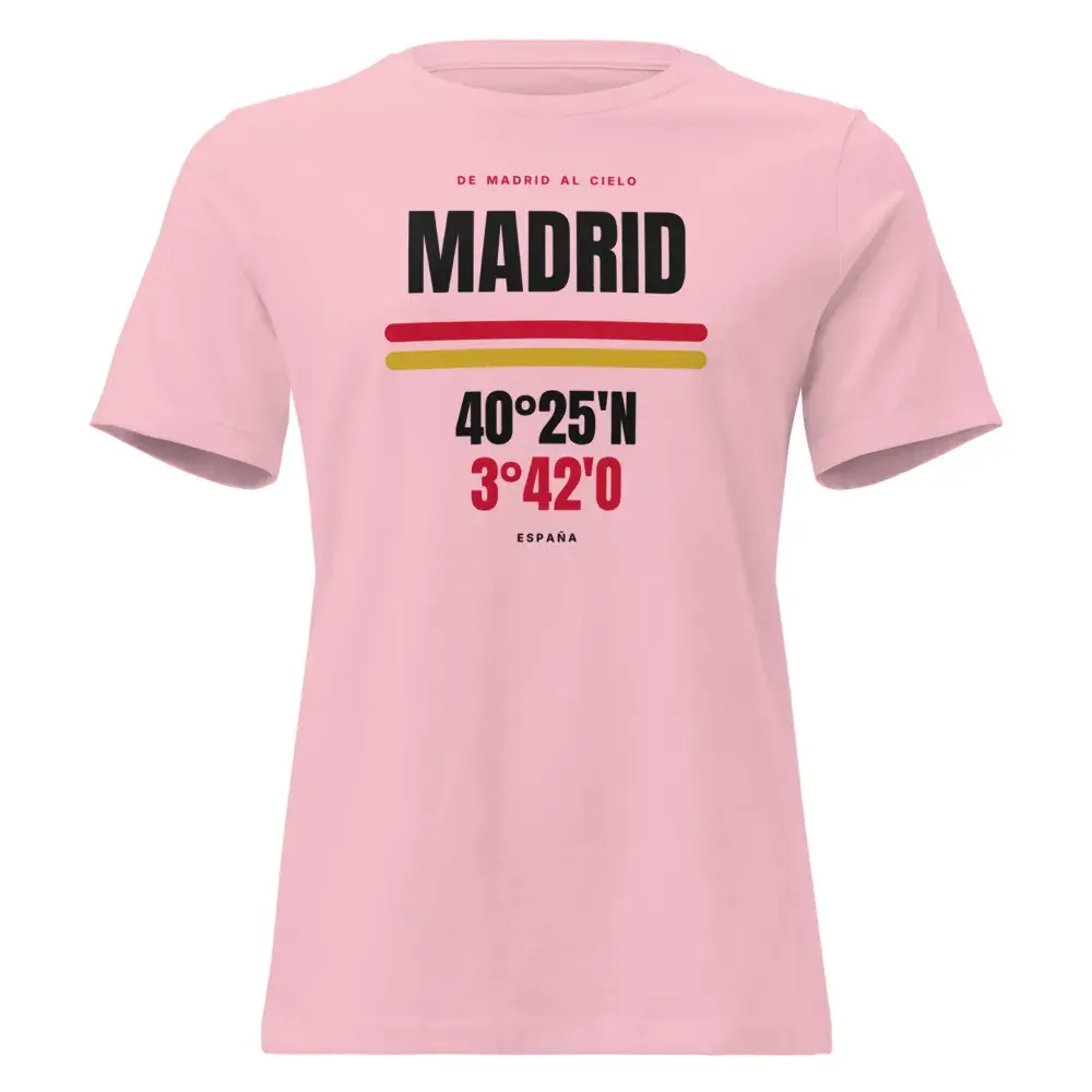 Madrid · Cartel (claro) — Camiseta de mujer