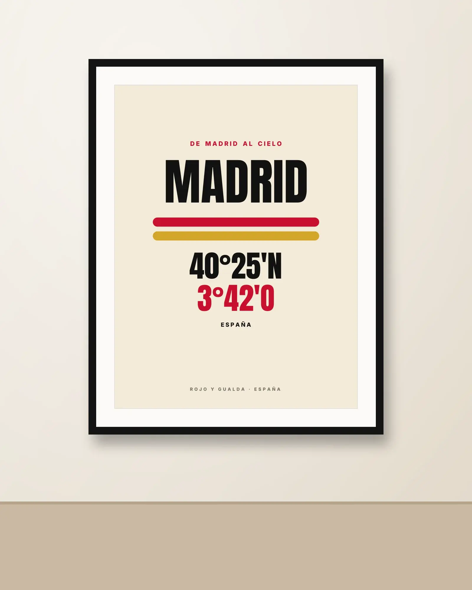 Madrid · Cartel (claro) — Póster