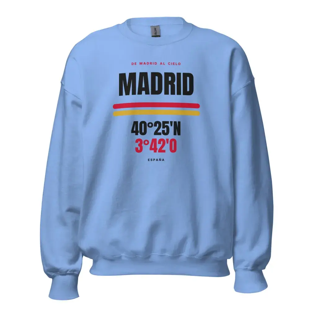 Madrid · Cartel (claro) — Sudadera