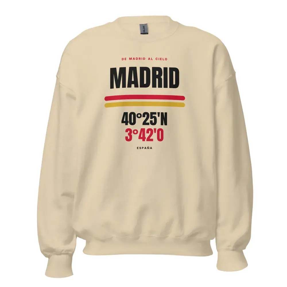 Madrid · Cartel (claro) — Sudadera