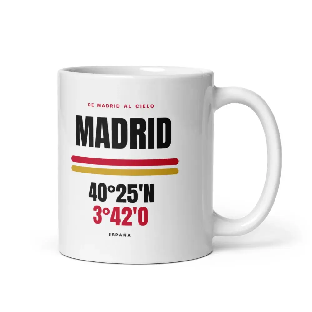 Madrid · Cartel (claro) — Taza