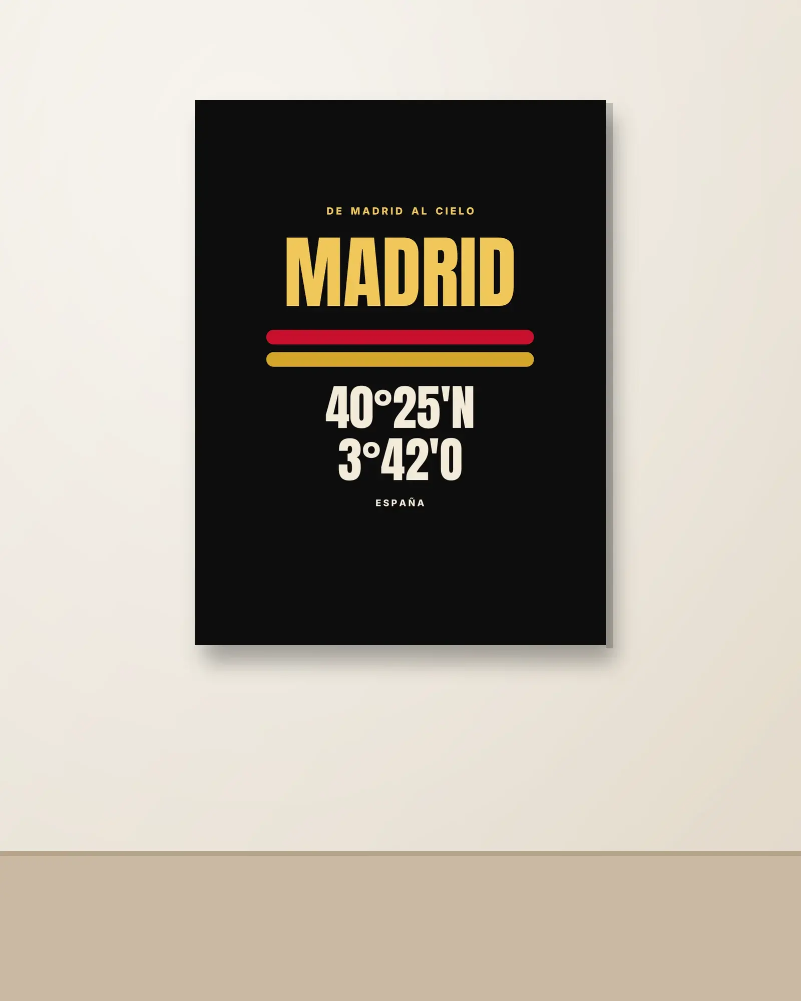 Madrid · Cartel — Lienzo
