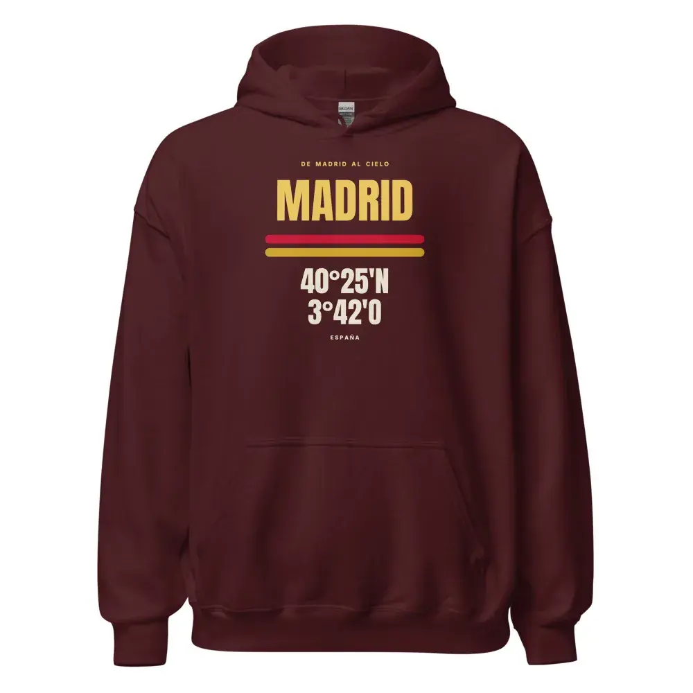 Madrid · Cartel — Sudadera con capucha