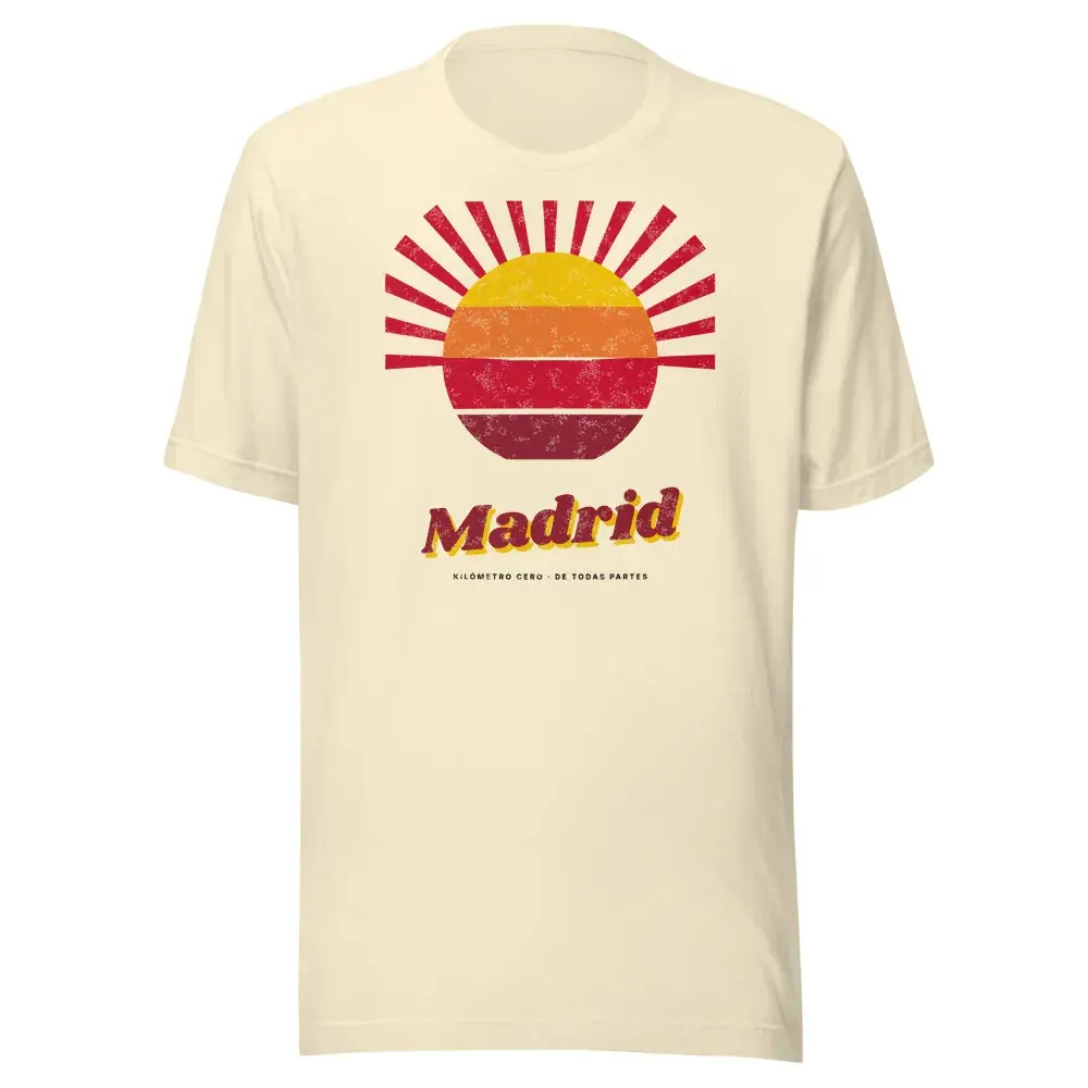 Madrid · Postal — Camiseta — Natural