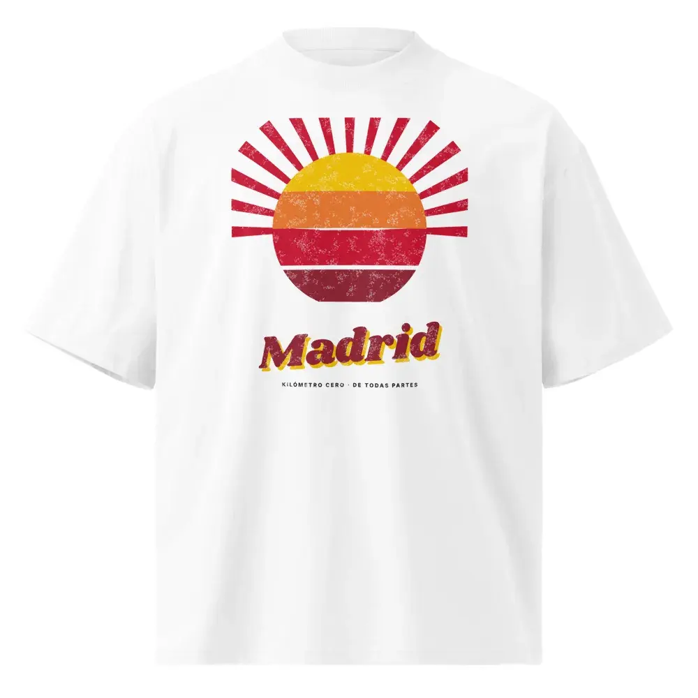 Madrid · Postal — Camiseta oversize